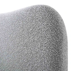 Egerie Curved Headboard Mist Grey Boucle Ottoman Storage Bed -Entreprise Cc Shop JAH 011 GREY BOUCLE detail2