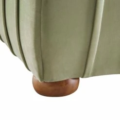 Helia Pleated Ottoman Storage Bed, Lichen Velvet -Entreprise Cc Shop JAH 012 LICHEN VEL detail4