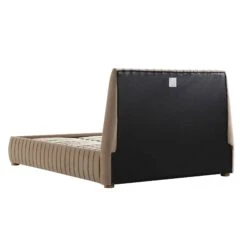 Helia Pleated Ottoman Storage Bed, Taupe Velvet -Entreprise Cc Shop JAH 012 MINK VEL WB6