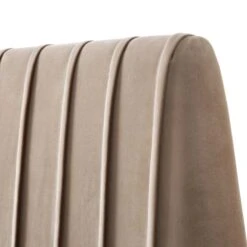 Helia Pleated Ottoman Storage Bed, Taupe Velvet -Entreprise Cc Shop JAH 012 MINK VEL detail2