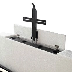 Wilton White Boucle Ottoman TV Bed -Entreprise Cc Shop JAH 015 ECRU BOU detail3