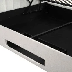 Wilton White Boucle Ottoman TV Bed -Entreprise Cc Shop JAH 015 ECRU BOU detail5