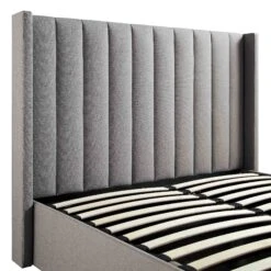 Wilton Grey Fabric Ottoman TV Bed -Entreprise Cc Shop JAH 015 GREY FAB detail1