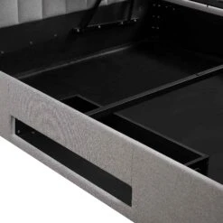 Wilton Grey Fabric Ottoman TV Bed -Entreprise Cc Shop JAH 015 GREY FAB detail4