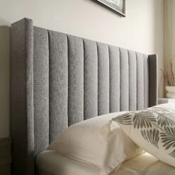 Wilton Grey Fabric Ottoman TV Bed -Entreprise Cc Shop JAH 015 GREY FAB scene5