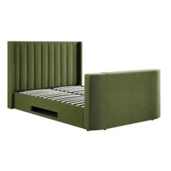 Wilton Moss Green Velvet Ottoman TV Bed -Entreprise Cc Shop JAH 015 MOSS VEL WB2