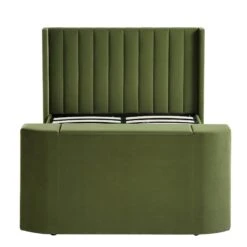 Wilton Moss Green Velvet Ottoman TV Bed -Entreprise Cc Shop JAH 015 MOSS VEL WB5