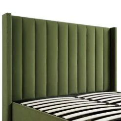 Wilton Moss Green Velvet Ottoman TV Bed -Entreprise Cc Shop JAH 015 MOSS VEL detail1