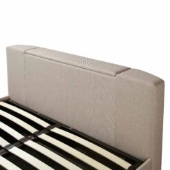 Wilton Warm Stone Fabric Ottoman TV Bed -Entreprise Cc Shop JAH 015 SAND FAB detail2