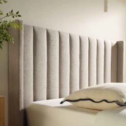 Wilton Warm Stone Fabric Ottoman TV Bed -Entreprise Cc Shop JAH 015 SAND FAB scene4