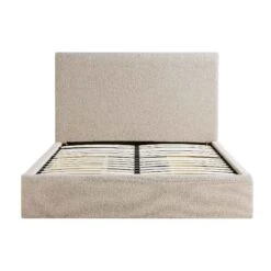 Hampstead Taupe Boucle Curved Bed 16 Hampstead Taupe Boucle Curved Bed -Entreprise Cc Shop JAH 016 TAUPE BOU WB2