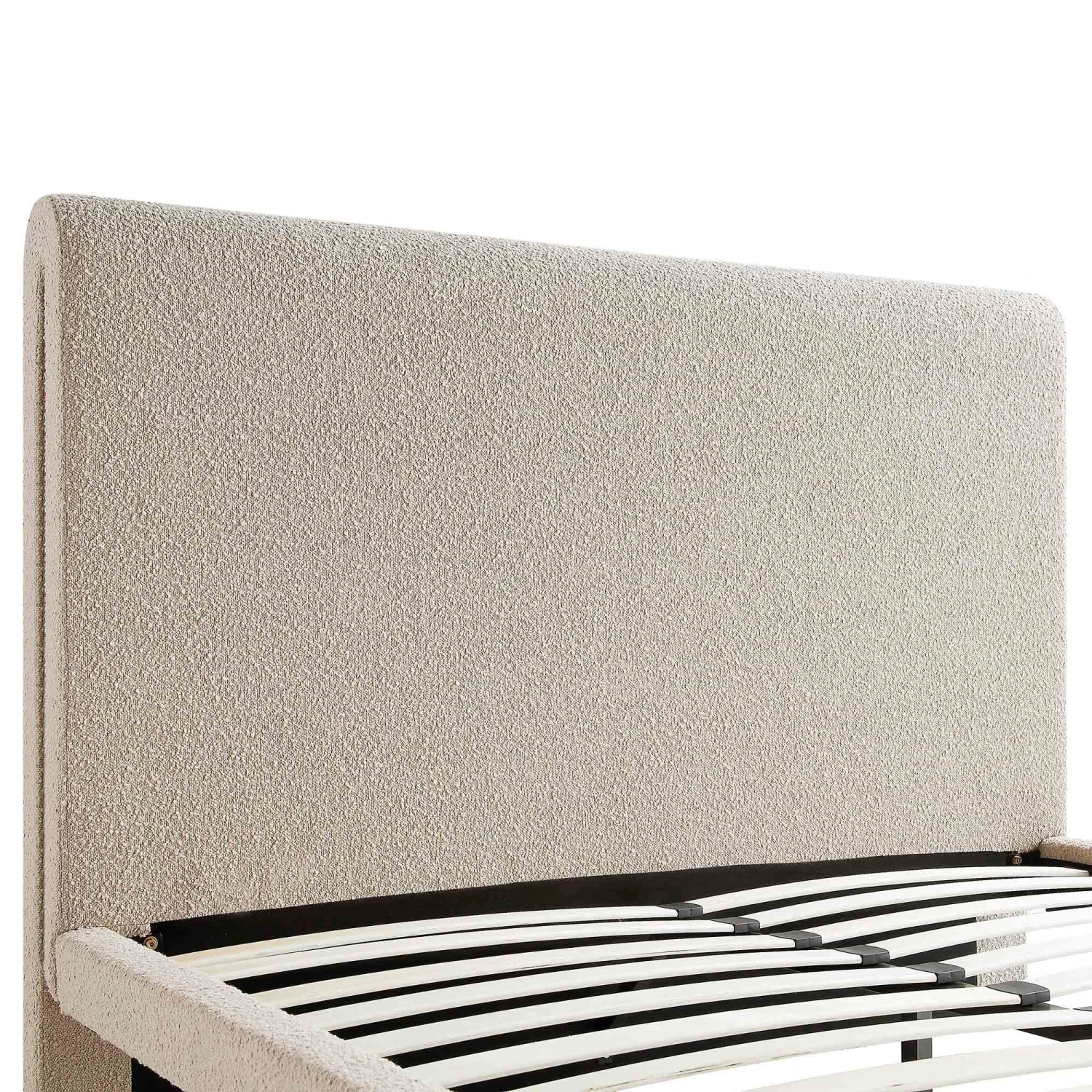 Hampstead Taupe Boucle Curved Bed 11 Hampstead Taupe Boucle Curved Bed - Image 9