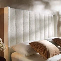 Wilton White Boucle Ottoman Storage Bed -Entreprise Cc Shop JAH 017 ECRU BOU scene3