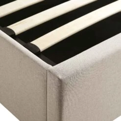 Wilton Warm Stone Fabric Ottoman Storage Bed -Entreprise Cc Shop JAH 017 SAND FAB detail4 06923ef9 d69f 4532 afa2 b115c7c24b0a