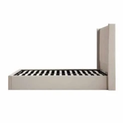 Wilton Champagne Velvet Ottoman Storage Bed -Entreprise Cc Shop JAH 017 STONE VEL WB5