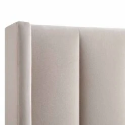 Wilton Champagne Velvet Ottoman Storage Bed -Entreprise Cc Shop JAH 017 STONE VEL detail2