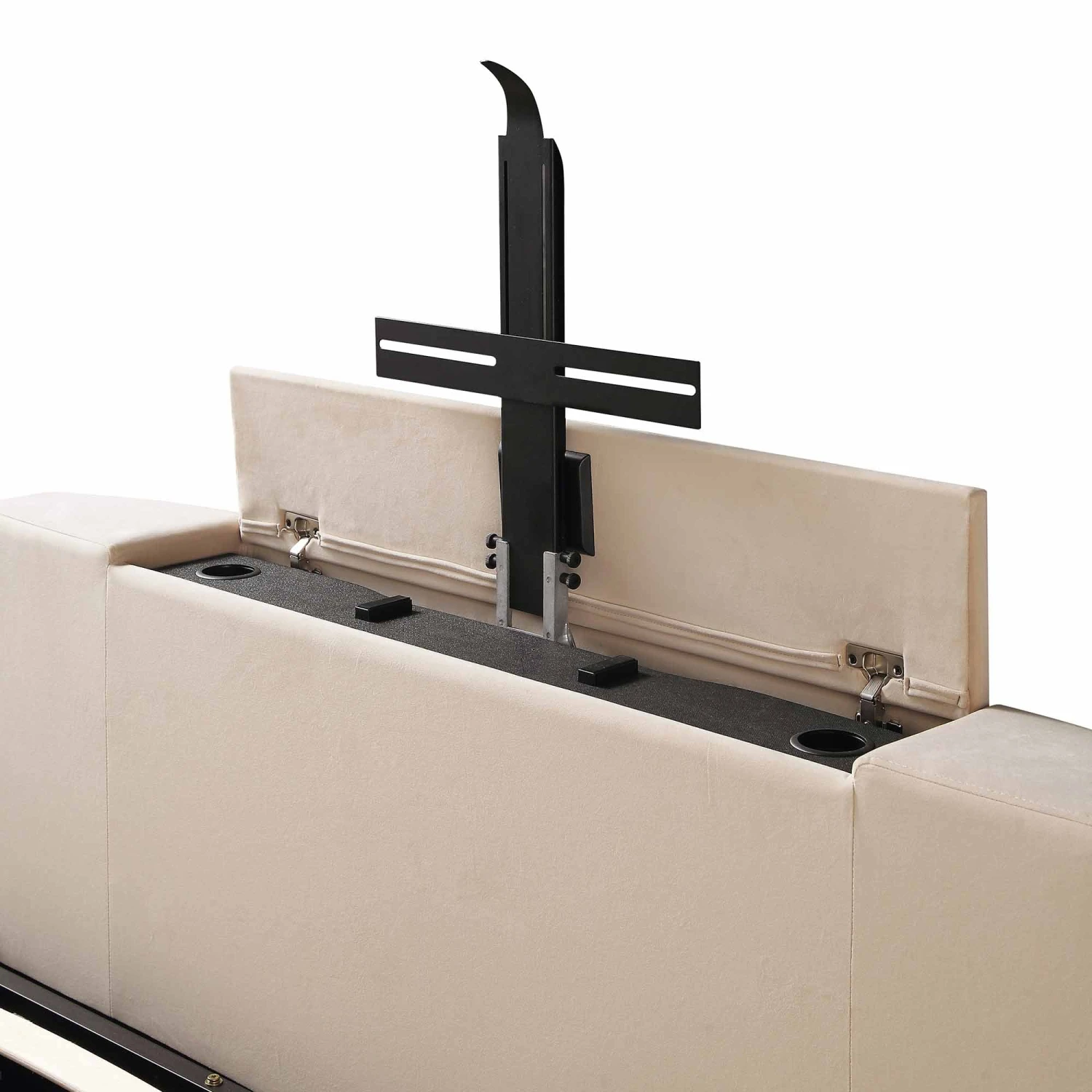 Wilton Champagne Velvet Ottoman TV Bed 19 Wilton Champagne Velvet Ottoman TV Bed - Image 18