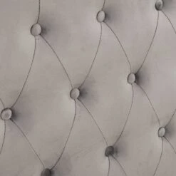 Hartwell Upholstered Ottoman Storage Bed With Nailhead Trim Headboard (Grey Velvet) -Entreprise Cc Shop JAH 02 GREYVEL detail2