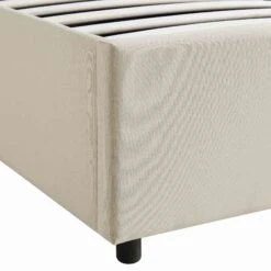 Pimlico End Opening Ottoman Storage Bed Frame With Muti-colour LED Headboard (Beige Fabric) -Entreprise Cc Shop JAH 05 BEIGEFAB detail3