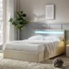 Pimlico End Opening Ottoman Storage Bed Frame With Muti-colour LED Headboard (Beige Fabric) 1 Pimlico End Opening Ottoman Storage Bed Frame With Muti-colour LED Headboard (Beige Fabric) -Entreprise Cc Shop JAH 05 BEIGEFAB main1
