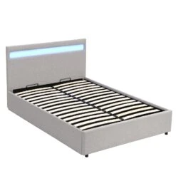 Pimlico End Opening Ottoman Storage Bed Frame With Muti-colour LED Headboard (Grey Fabric) 14 Pimlico End Opening Ottoman Storage Bed Frame With Muti-colour LED Headboard (Grey Fabric) -Entreprise Cc Shop JAH 05 GREYFAB 2