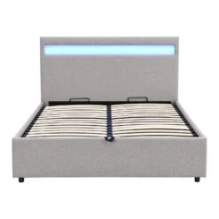 Pimlico End Opening Ottoman Storage Bed Frame With Muti-colour LED Headboard (Grey Fabric) 15 Pimlico End Opening Ottoman Storage Bed Frame With Muti-colour LED Headboard (Grey Fabric) -Entreprise Cc Shop JAH 05 GREYFAB 3