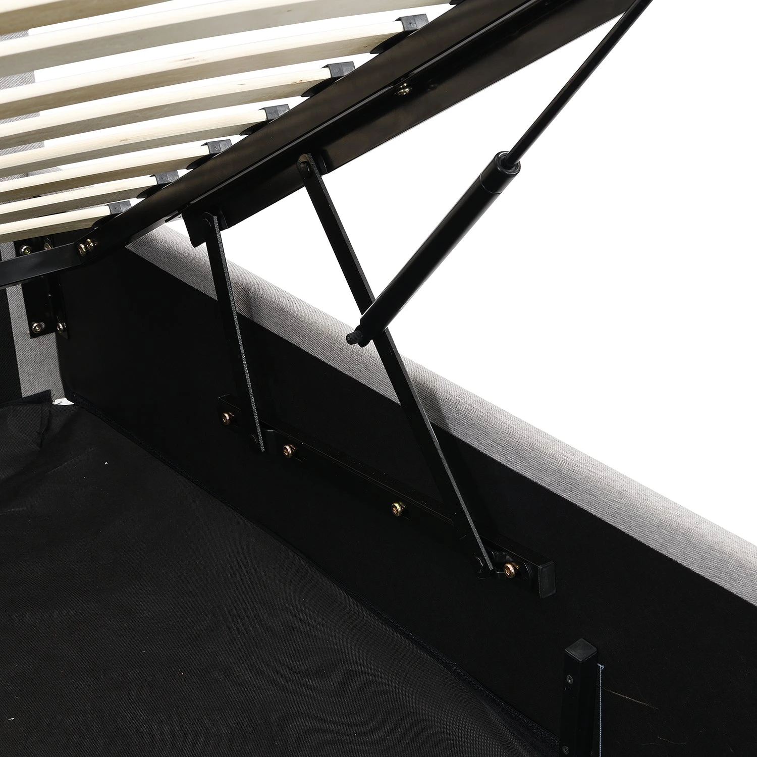 Pimlico End Opening Ottoman Storage Bed Frame With Muti-colour LED Headboard (Grey Fabric) 10 Pimlico End Opening Ottoman Storage Bed Frame With Muti-colour LED Headboard (Grey Fabric) - Image 8