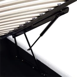 Archer White Boucle Ottoman Storage Bed -Entreprise Cc Shop JAH 09 ECRUBOUCLE detail3