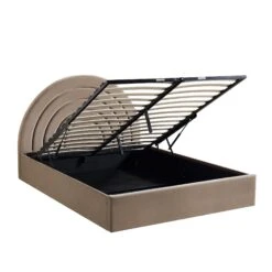 Archer Mink Velvet Ottoman Storage Bed 23 Archer Mink Velvet Ottoman Storage Bed -Entreprise Cc Shop JAH 09 MINKVEL WB3