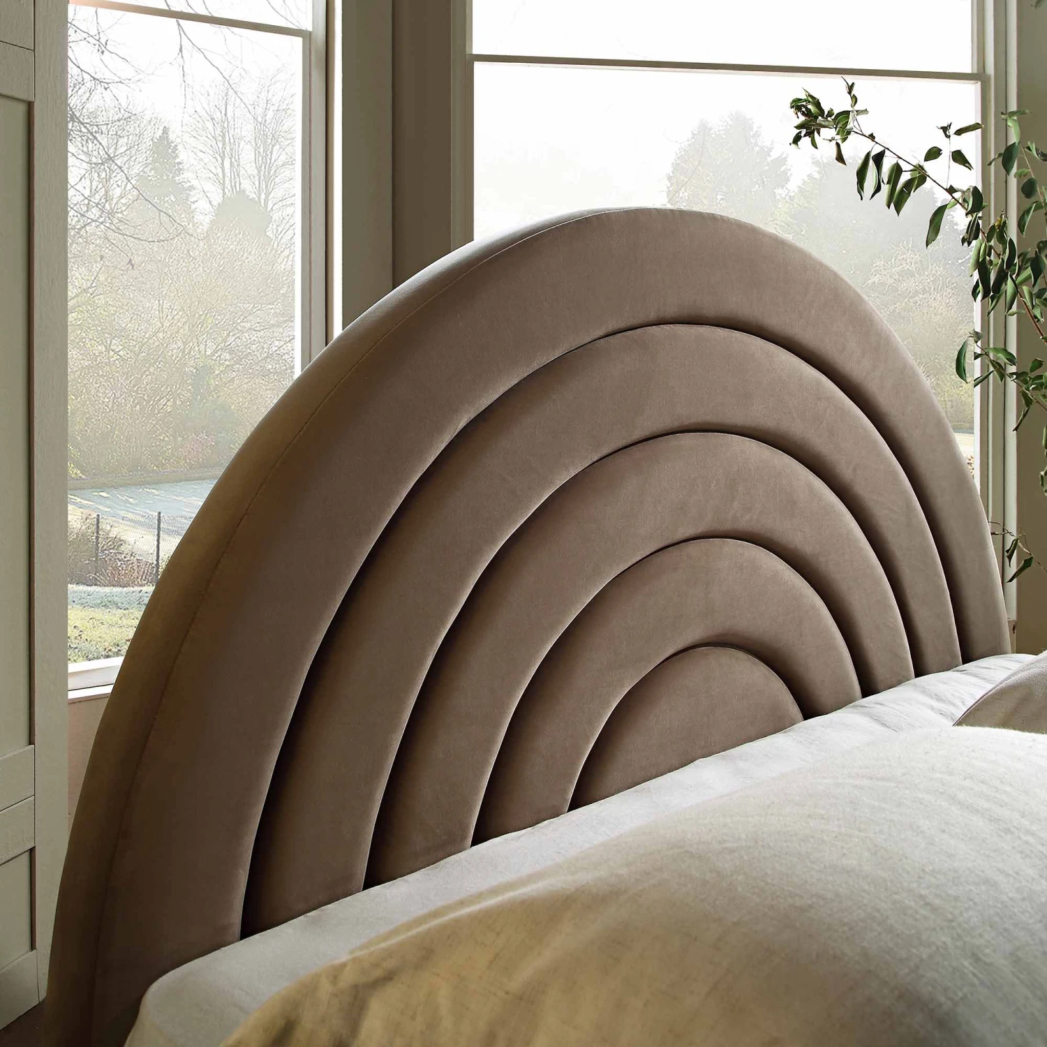 Archer Mink Velvet Ottoman Storage Bed 6 Archer Mink Velvet Ottoman Storage Bed - Image 4