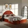 Archer Rust Velvet Ottoman Storage Bed -Entreprise Cc Shop JAH 09 RUSTVEL main