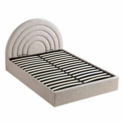 Archer Taupe Boucle Ottoman Storage Bed 22 Archer Taupe Boucle Ottoman Storage Bed -Entreprise Cc Shop JAH 09 TAUPEBOUCLE WB1