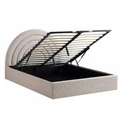 Archer Taupe Boucle Ottoman Storage Bed 19 Archer Taupe Boucle Ottoman Storage Bed -Entreprise Cc Shop JAH 09 TAUPEBOUCLE WB3