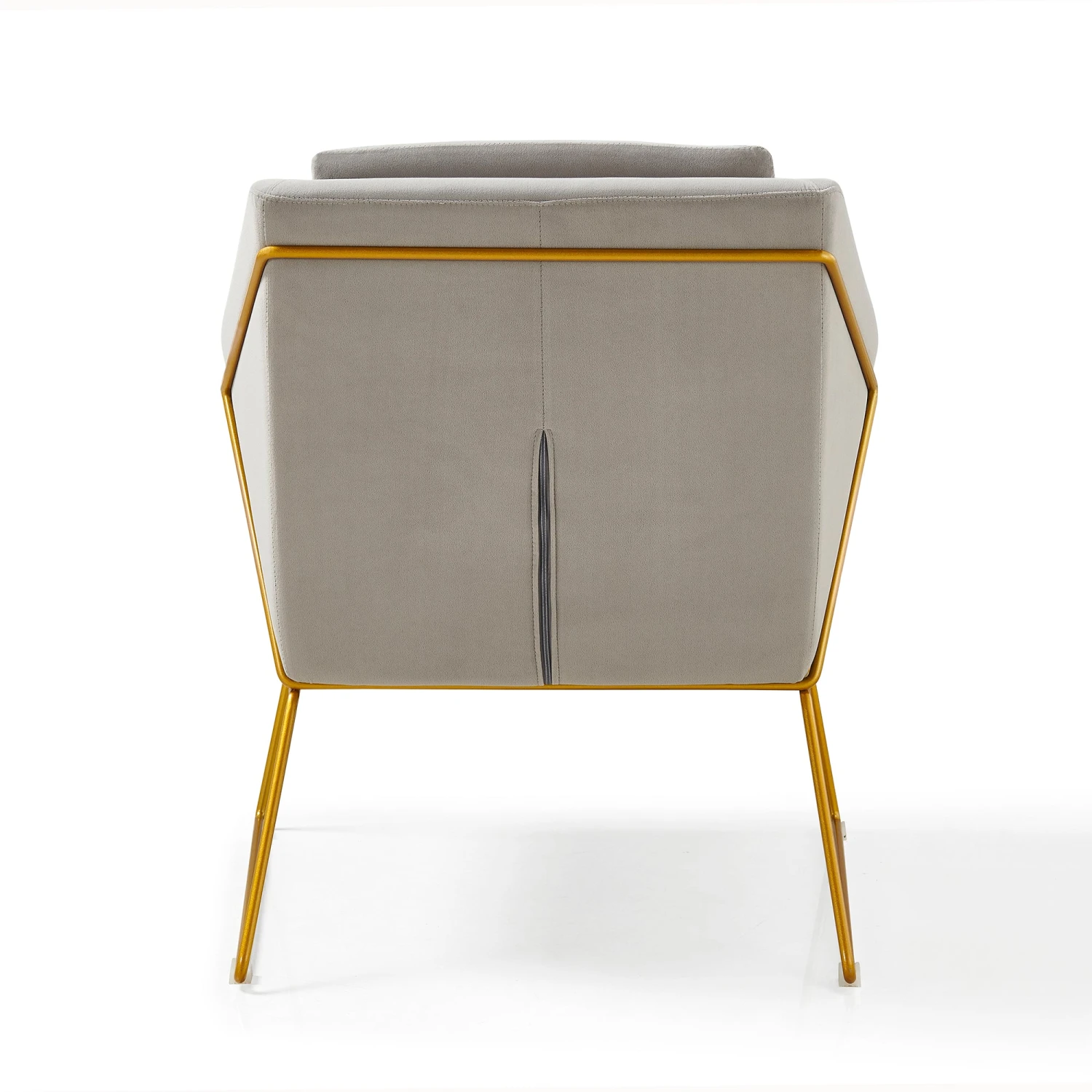 Hedy Accent Chair In Grey Velvet 9 Hedy Accent Chair In Grey Velvet - Image 7