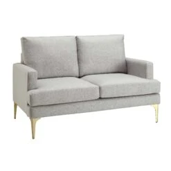Haven Grey Fabric 2-Seater Sofa -Entreprise Cc Shop LVSF 169 LGREYFAB 2ST WB2