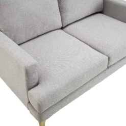 Haven Grey Fabric 2-Seater Sofa -Entreprise Cc Shop LVSF 169 LGREYFAB 2ST detail2