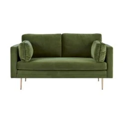 Pelham Moss Green Velvet Fabric Sofa 25 Pelham Moss Green Velvet Fabric Sofa -Entreprise Cc Shop LVSF 386 GREENVEL 2ST 2