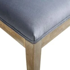 Hemingford Set Of 2 Blue Grey Velvet Bobbin Spindle Dining Chair -Entreprise Cc Shop LW DCH 511 BLUEVEL 2P detail2