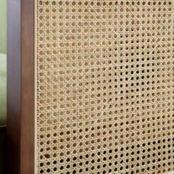 Pienza Cane Sofa Bed, Moss Green Velvet With Walnut Frame 32 Pienza Cane Sofa Bed, Moss Green Velvet With Walnut Frame -Entreprise Cc Shop LWSF 760 GREENVEL WALN detail3