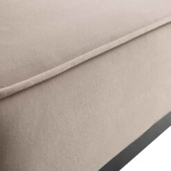 Pienza Cane Sofa Bed, Taupe Velvet With Black Frame 29 Pienza Cane Sofa Bed, Taupe Velvet With Black Frame -Entreprise Cc Shop LWSF 760 TAUPEVEL BLACK detail2