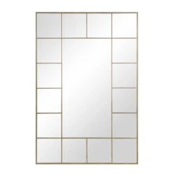 Herbert Full Length Metal Frame Window Mirror 180 X 120 Cm, Antique Silver Effect -Entreprise Cc Shop MIRR 019 SILVER WB1