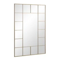 Herbert Full Length Metal Frame Window Mirror 180 X 120 Cm, Antique Silver Effect -Entreprise Cc Shop MIRR 019 SILVER WB2
