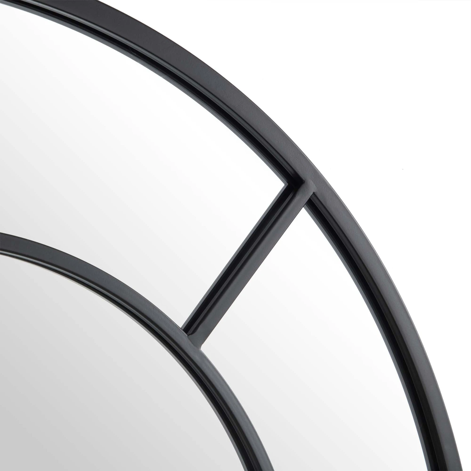 Beaumont Arched Full Lenth Metal Frame Mirror 178 X 76 Cm, Black 9 Beaumont Arched Full Lenth Metal Frame Mirror 178 X 76 Cm, Black - Image 7