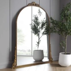 Mirabel Full Length Mirror 186 X 144 Cm, Antique Gold Effect 13 Mirabel Full Length Mirror 186 X 144 Cm, Antique Gold Effect -Entreprise Cc Shop MIRR 046 GOLD main