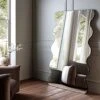 Luisa Wavy Curved Full Length Mirror 180 X 110 Cm, Black 1 Luisa Wavy Curved Full Length Mirror 180 X 110 Cm, Black -Entreprise Cc Shop MIRR 050 BLACK main