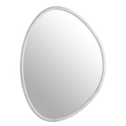 Edo Irregular Pebble Large Wooden Mirror 160 X 120 Cm, Washed White 14 Edo Irregular Pebble Large Wooden Mirror 160 X 120 Cm, Washed White -Entreprise Cc Shop MIRR 073 WHITE WB1