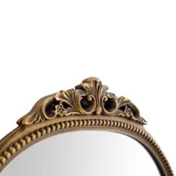 Mirabel Full Length Mirror 150 X 70 Cm, Antique Gold Effect 19 Mirabel Full Length Mirror 150 X 70 Cm, Antique Gold Effect -Entreprise Cc Shop MIRR 076 GOLD detail2