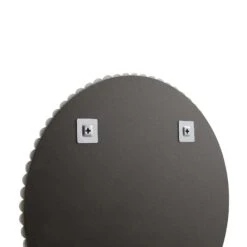 Luna Round Bobbin Wall Mirror 77 X 77 Cm, Washed White 17 Luna Round Bobbin Wall Mirror 77 X 77 Cm, Washed White -Entreprise Cc Shop MIRR 083 WASHWHITE detail3