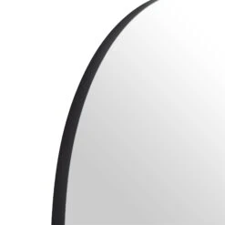 Eden Arched Full Length Metal Frame Mirror 180 X 110 Cm, Black 15 Eden Arched Full Length Metal Frame Mirror 180 X 110 Cm, Black -Entreprise Cc Shop MIRR 138 BLACK detail1