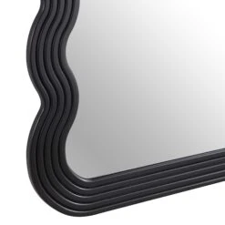 Venus Full Length Wave Mirror 180 X 100 Cm, Black 17 Venus Full Length Wave Mirror 180 X 100 Cm, Black -Entreprise Cc Shop MIRR 162 BLACK detail2